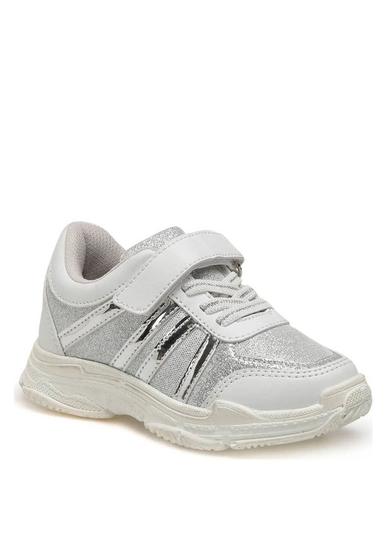 SouqBazar  Girls' Sneakers With Silver Design  - Image 1