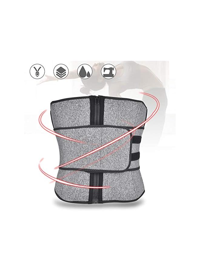 S-TOP Fitness Belt, Abdomen Slimming Belt Waist Support, Premium Neoprene for Sauna Exercise Women Men XL - Image 2