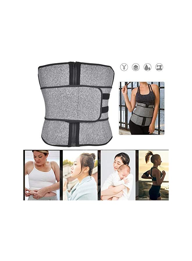 S-TOP Fitness Belt, Abdomen Slimming Belt Waist Support, Premium Neoprene for Sauna Exercise Women Men XL - Image 3