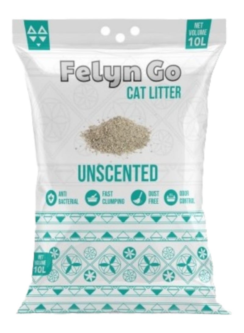Felyn GO Cat Litter Unscented 10L