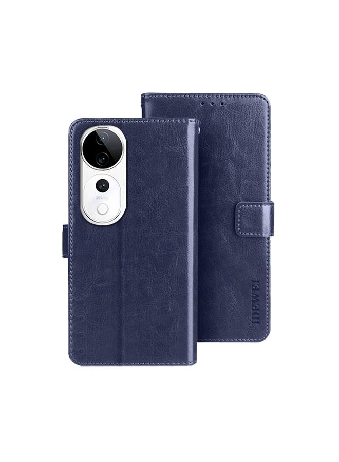 The Bros Case For vivo V40 5G Crazy Horse Texture Leather Phone Case