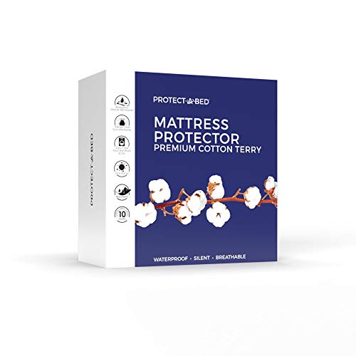 Protect-A-Bed, Premium Cotton-Terry Mattress Protector, Waterproof, 5-sided, King - Image 4