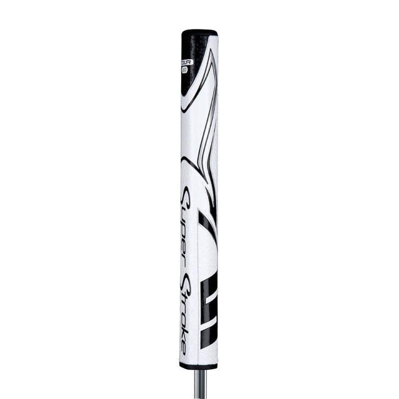 Super Stroke SuperStroke Zenergy Tour 3.0 Golf Putter Grip with No Taper Enhanced SPYNE Technology, New Multi-Zone Texturing and Tech-Port, White/Black - Image 5