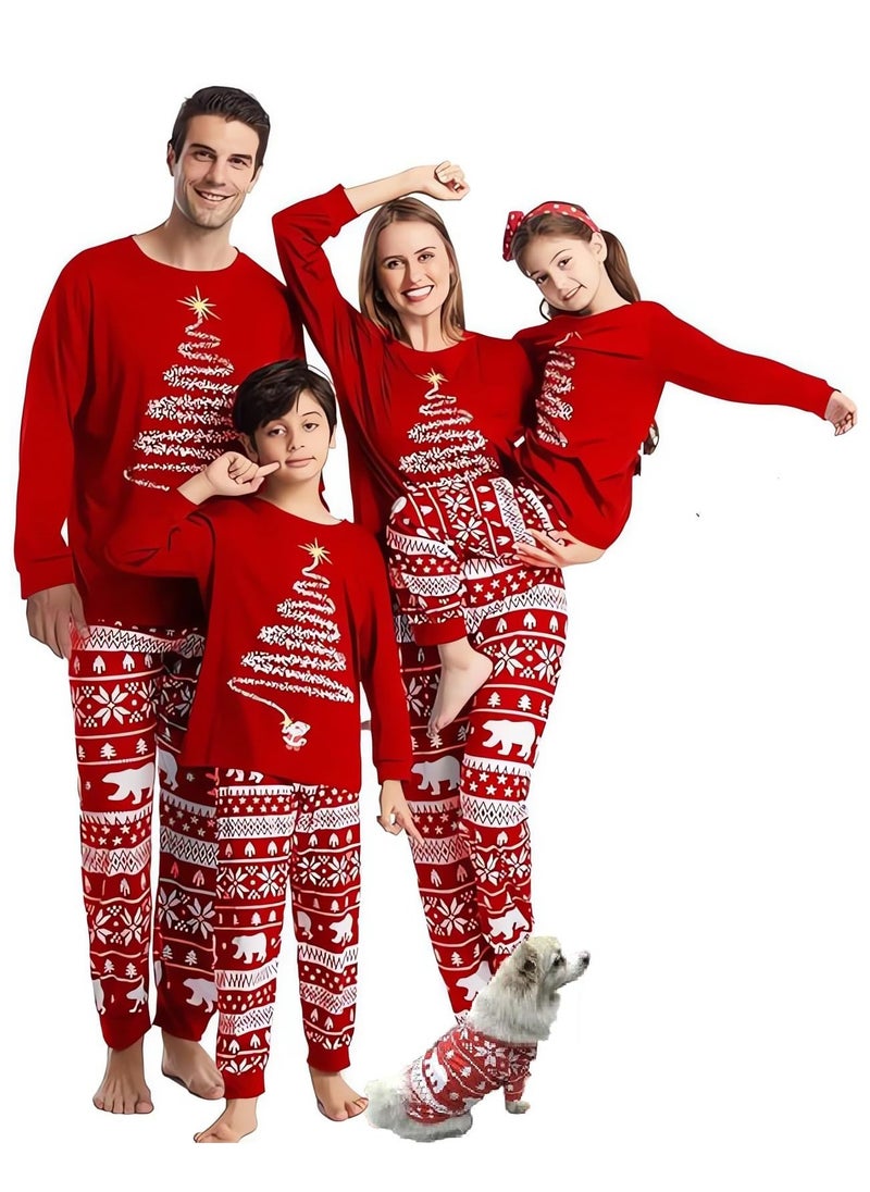 Children's Family Matching Pajamas Holiday Matching Clothing Long-Sleeved Parent-Child Pajamas for Home Suitable for Women Men Children and Pets (Kids) - pzsku/Z97B6209A01FB5853EE5CZ/45/_/1701238822/a673be0d-6199-4ee4-a0ca-e735611d4c5b