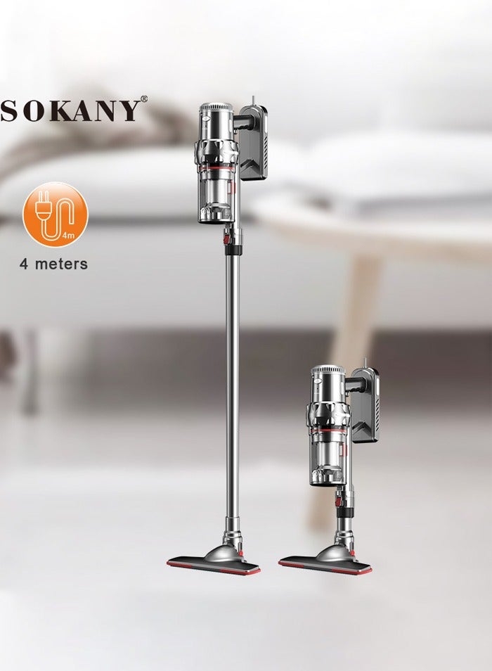 سوكاني مكنسة كهربائية، مكنسة كهربائية عمودية بطول 4 متر، مثالية للمنزل، السيارة، الأرضيات الصلبة، السجاد، شعر الحيوانات الأليفة، SK-3378 - Image 3