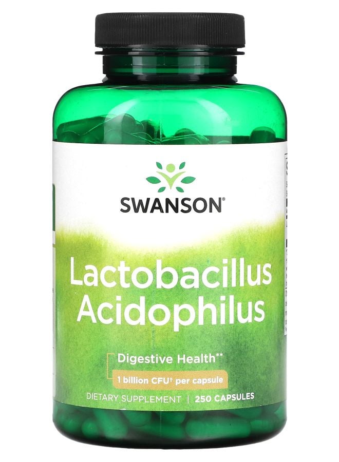 SWANSON Lactobacillus Acidophilus 1 Billion CFU 250 Capsules