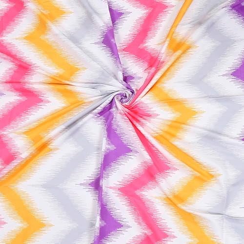 Status Contract -Cotton Rich Double Bedsheet with 2 Pillow Covers for Bed Room, Home, Hotel-120 GSM (Pink Red) - Image 3
