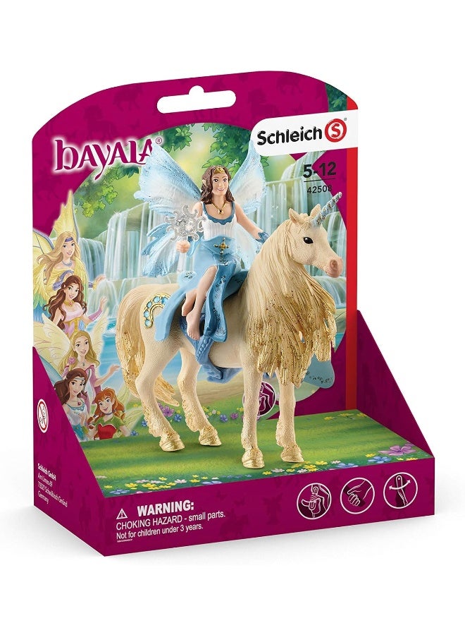 Schleich Eyela Riding on Golden Unicorn - Image 5