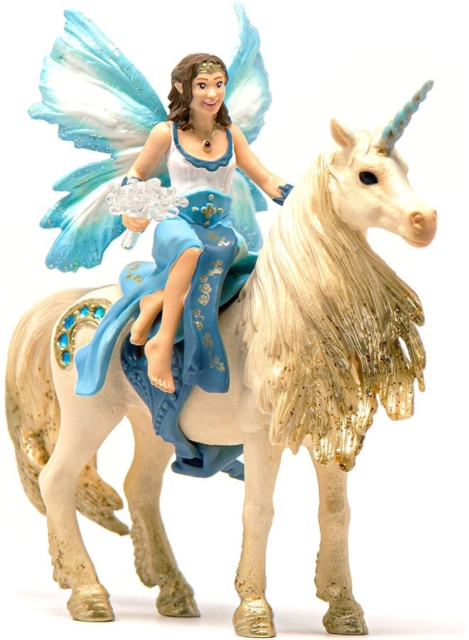 Schleich Eyela Riding on Golden Unicorn - Image 1