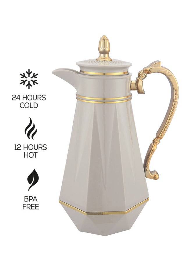 Tea/Coffee Flask 0.8L Beige/Gold - pzsku/Z97B666125F03712CCB83Z/45/_/1727781548/08249c0c-9db7-431c-83ad-ae6659d77b5d