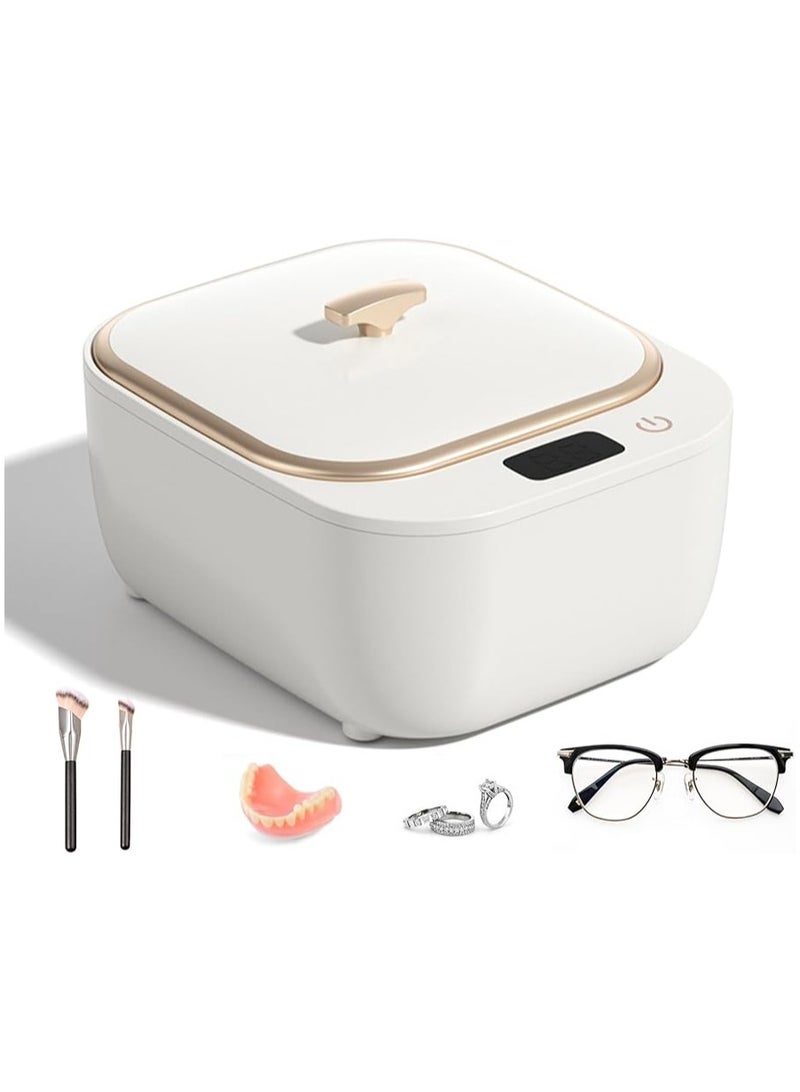 Ultrasonic Retainer Cleaner Retainer Cleaner for Aligners Dentures  Jewelry - Advanced 3-Mode Cleaning Machine for Retainers Toothbrushes Whitening Trays and Diamonds - Professional Aligner Cleaning - Image 1
