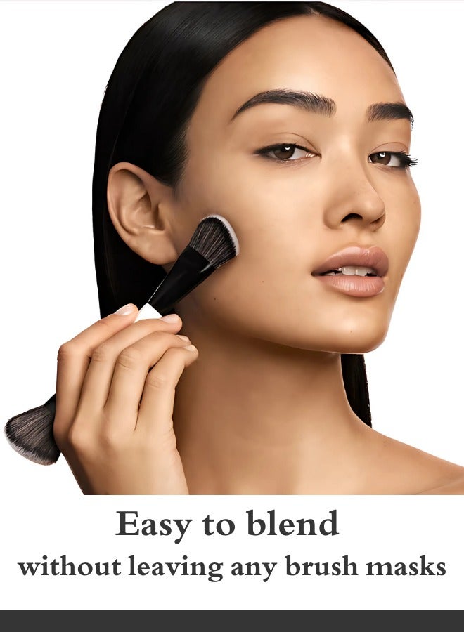 ترنز فرشاة مكياج مزدوجة احترافية من ترنز -- لتطبيق دقيق ودمج سلس لكريم الأساس والبودرة والكونتور - Image 2