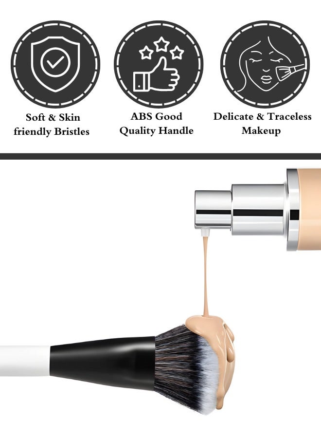 ترنز فرشاة مكياج مزدوجة احترافية من ترنز -- لتطبيق دقيق ودمج سلس لكريم الأساس والبودرة والكونتور - Image 3