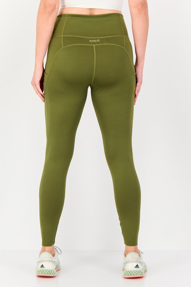 Hurley ليغينغز تدريب رياضية للنساء، زيتوني - Image 3