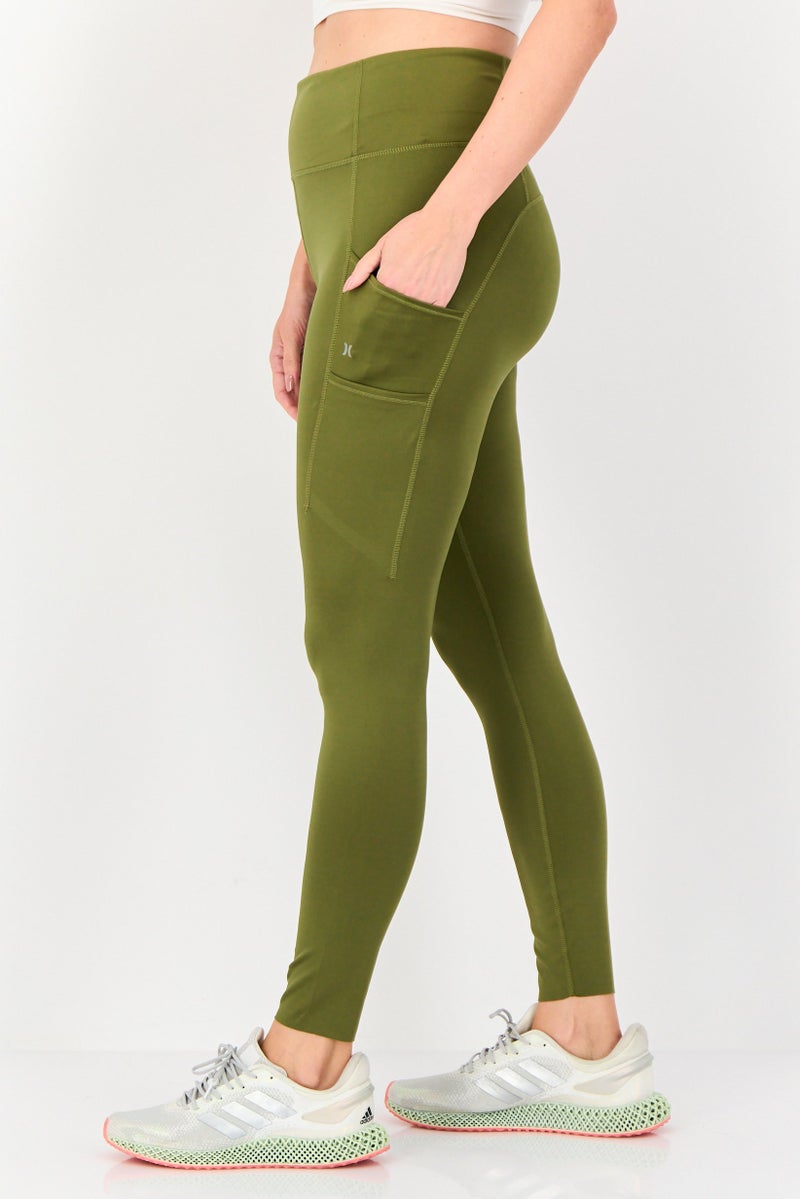 Hurley ليغينغز تدريب رياضية للنساء، زيتوني - Image 2