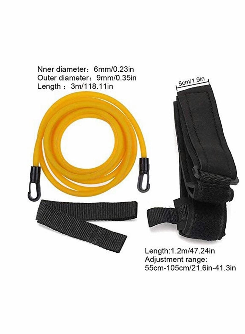 Y&D Gift Swim Training Belts, Stationary Swimming Belt for Adults Kids Children Resistance Bands Harness Static Leash Bungee Cords - Image 5