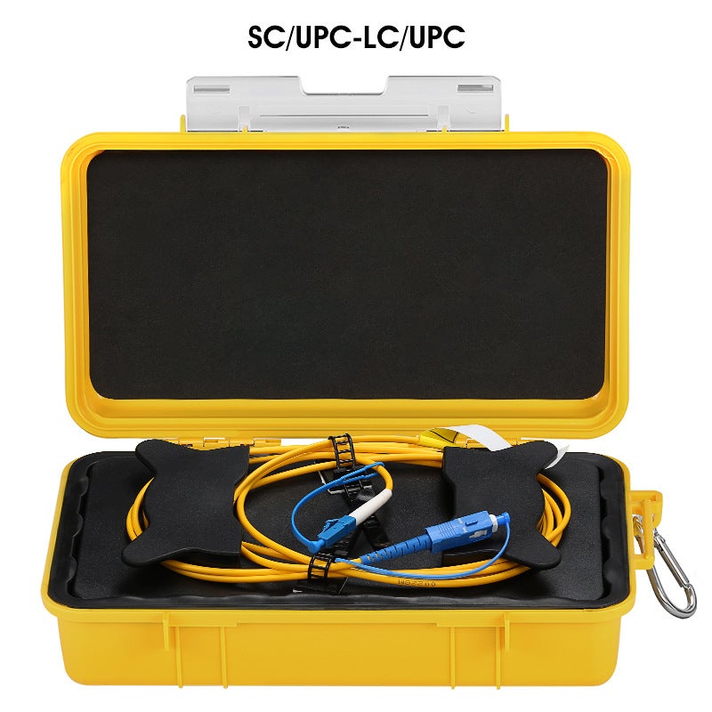 Otdr Fiber Optic Test Extension Cable Sc/Apc-Sc/Apc Jumper Box Single Mode 500/1000/ 2000M - Image 1