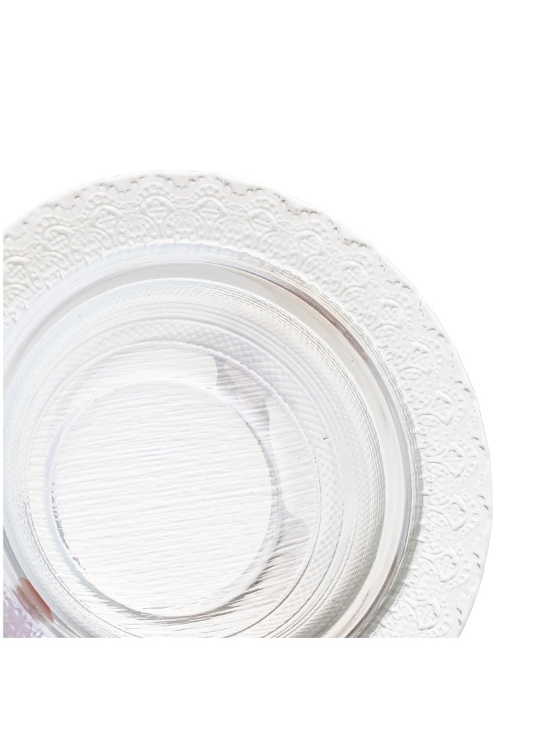 هيك تمرية زجاج ذهبي غطاء زجاج تصميم عصري قطر 17.5سم - Image 2