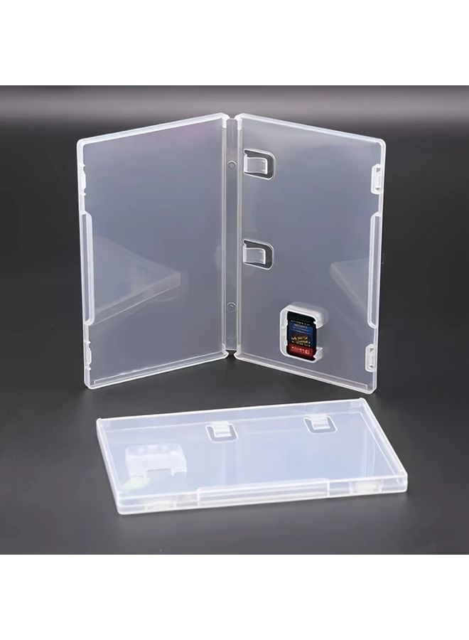 2 Pcs Transparent Switch Game Card Storage Case Box Protects And Stores Cards - Image 1