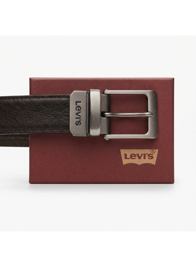 Levi's Men's Reversible Leather Belt (Black/Brown) - Image 1