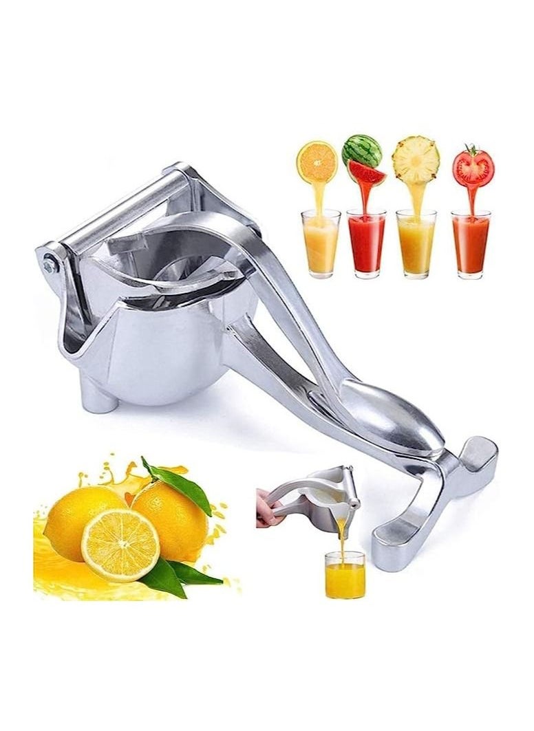 Generic - Manual fruit juicer upgraded heavy duty lemon lime squeezer citrus press detachable hand juicer press - silver - Image 1