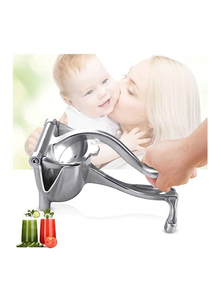 Generic - Manual fruit juicer upgraded heavy duty lemon lime squeezer citrus press detachable hand juicer press - silver - Image 1