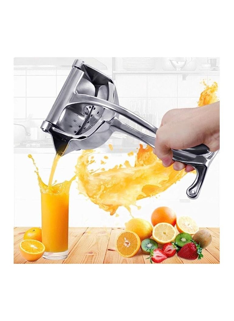 Generic - Manual fruit juicer upgraded heavy duty lemon lime squeezer citrus press detachable hand juicer press - silver - Image 1