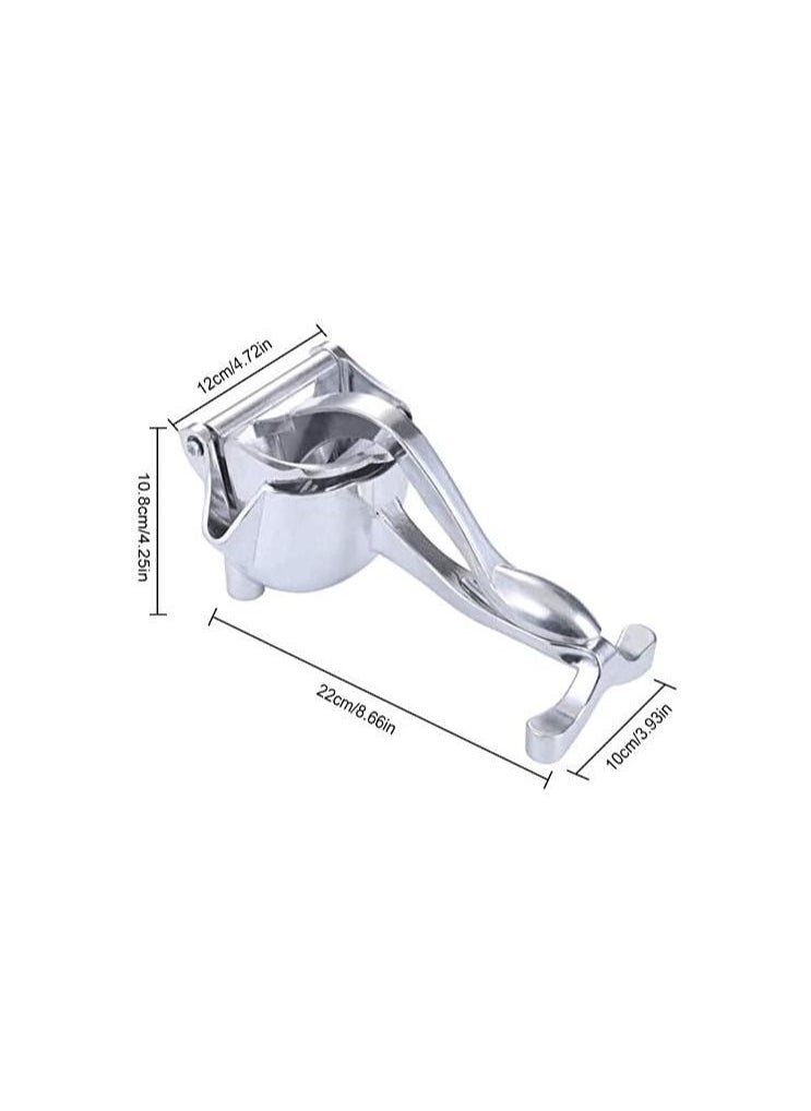Generic - Manual fruit juicer upgraded heavy duty lemon lime squeezer citrus press detachable hand juicer press - silver - Image 1