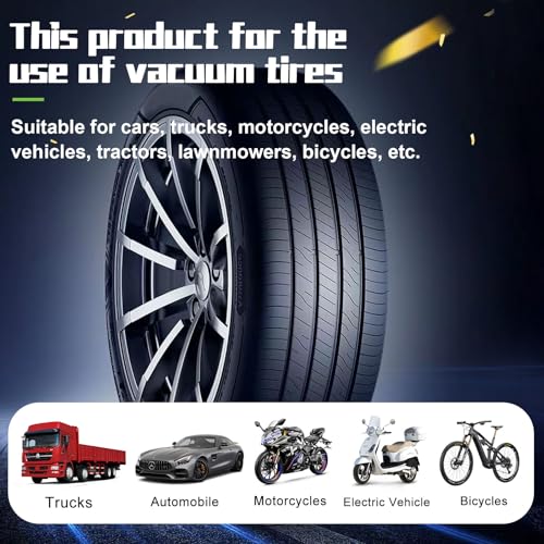 EIGTWEN 120ml Tire Repair Glue, 20pcs Tire Repair Rubber Nails for Sidewall Bonding or Air Leakage of Tires, for Car, Motorcycle, Tractor, Truck, All Terrain Vehicle Tire Nail Repair Kit Glue - Image 3