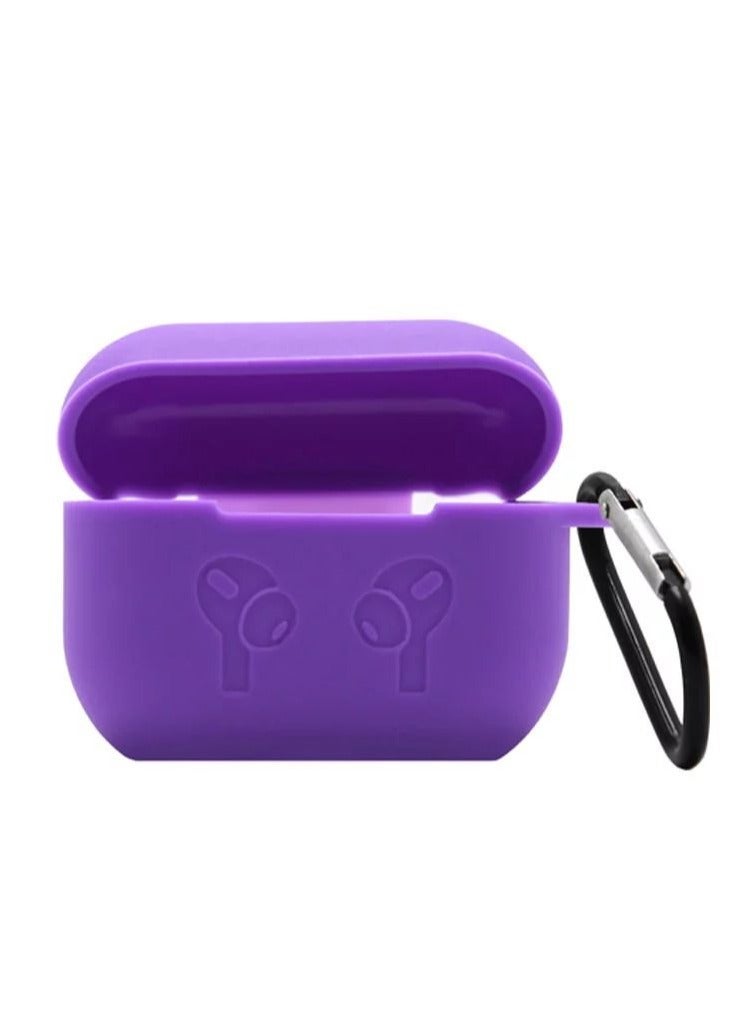 غطاء حماية لسماعات ابل ايربودز برو، ايربودز برو 2 بنفسجي فاتح - Image 2