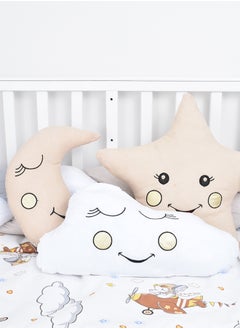 FUN MOMENT 7-Piece Baby Cot Bedspread With Snail Partitions  - Image 4