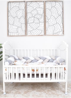 FUN MOMENT 7-Piece Baby Cot Bedspread With Snail Partitions  - Image 3