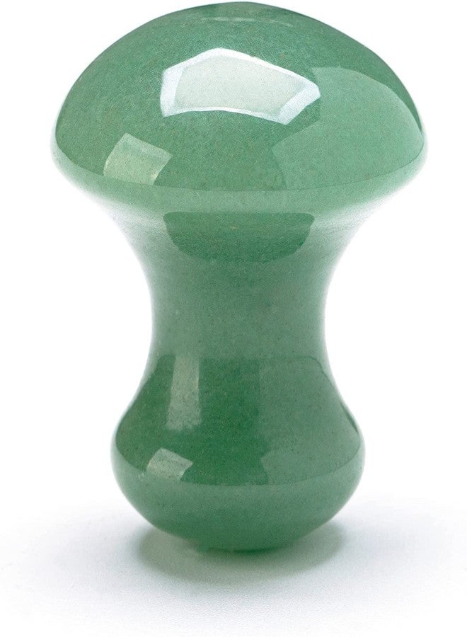Sei Regina 2pcs Natural Rose Quartz/Green Jade Mushroom-Shape Gua Sha Guasha Scraping Massage Tool Sets Board for Spa Relaxing Meditation - Image 2
