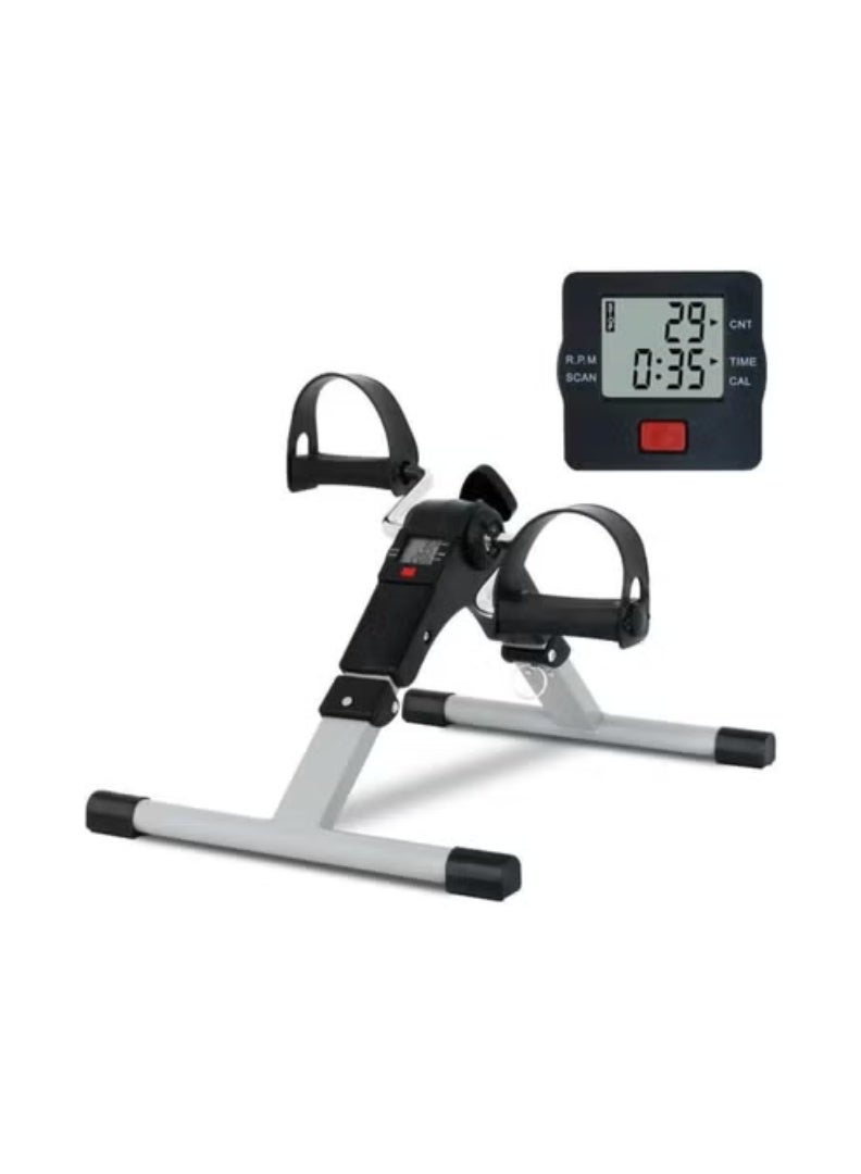 Mini Cycle Pedal Exerciser with Adjustable Resistance & Digital Display – Foldable Portable Under Desk Mini Exercise Bike for Arm & Leg Workouts, Physiotherapy, Elderly Rehab, Home & Office Use – Compact Fitness Pedal Machine for Low Impact Training - Image 4