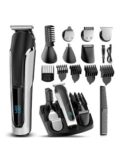 Beard Trimmer For Men All In One Mens Beard Grooming Kit IPX7 Washable Hair Clippers For Beard Face Nose Trimmer Shaver Electric Razor