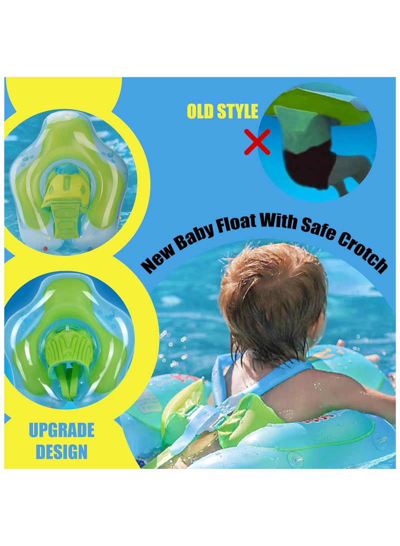 تومشو عوامة سباحة للأطفال، طوق سباحة للأطفال، سترة سباحة للأطفال الصغار، طوق عوامة حول الخصر للأطفال، عوامة قابلة للنفخ مع مظلة، طوق سباحة للأطفال، حوض سباحة لتدريب الأطفال الصغار على السباحة - Image 4