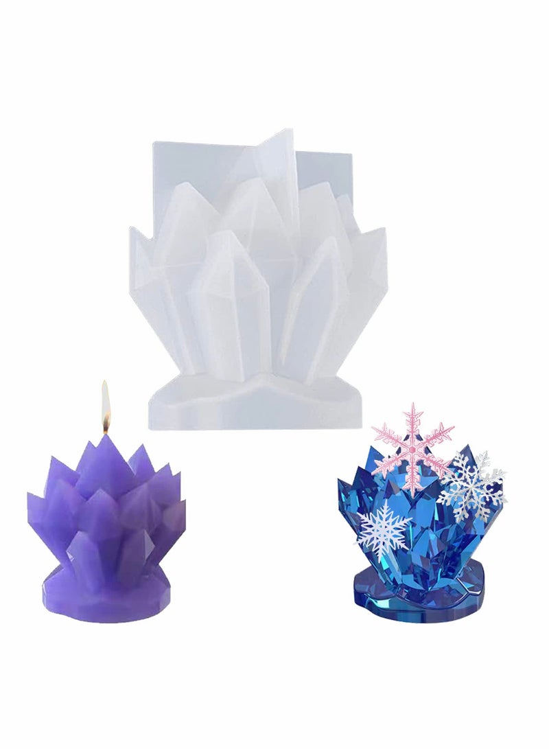 سيوسي Resin Candle Moulds, Silicone 3D Candle Mold for Epoxy Resin Casting DIY Art Craft Home Decor - Image 1