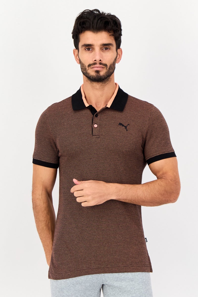 PUMA Men Sportswear Fit Short Sleeve Outdoor Polo Shirt, Multicolor - Image 1