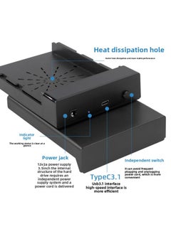 3.5 Inch Mobile Hard Disk Box USB2.0/3.0 To SATA/Parallel IDE Desktop Hard Disk Box Ide2.0.-Color:Z40-Type-C/3.1