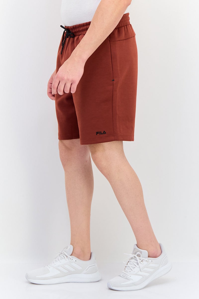 FILA Men Sportswear Fit Outdoor Shorts, Maroon - Image 2