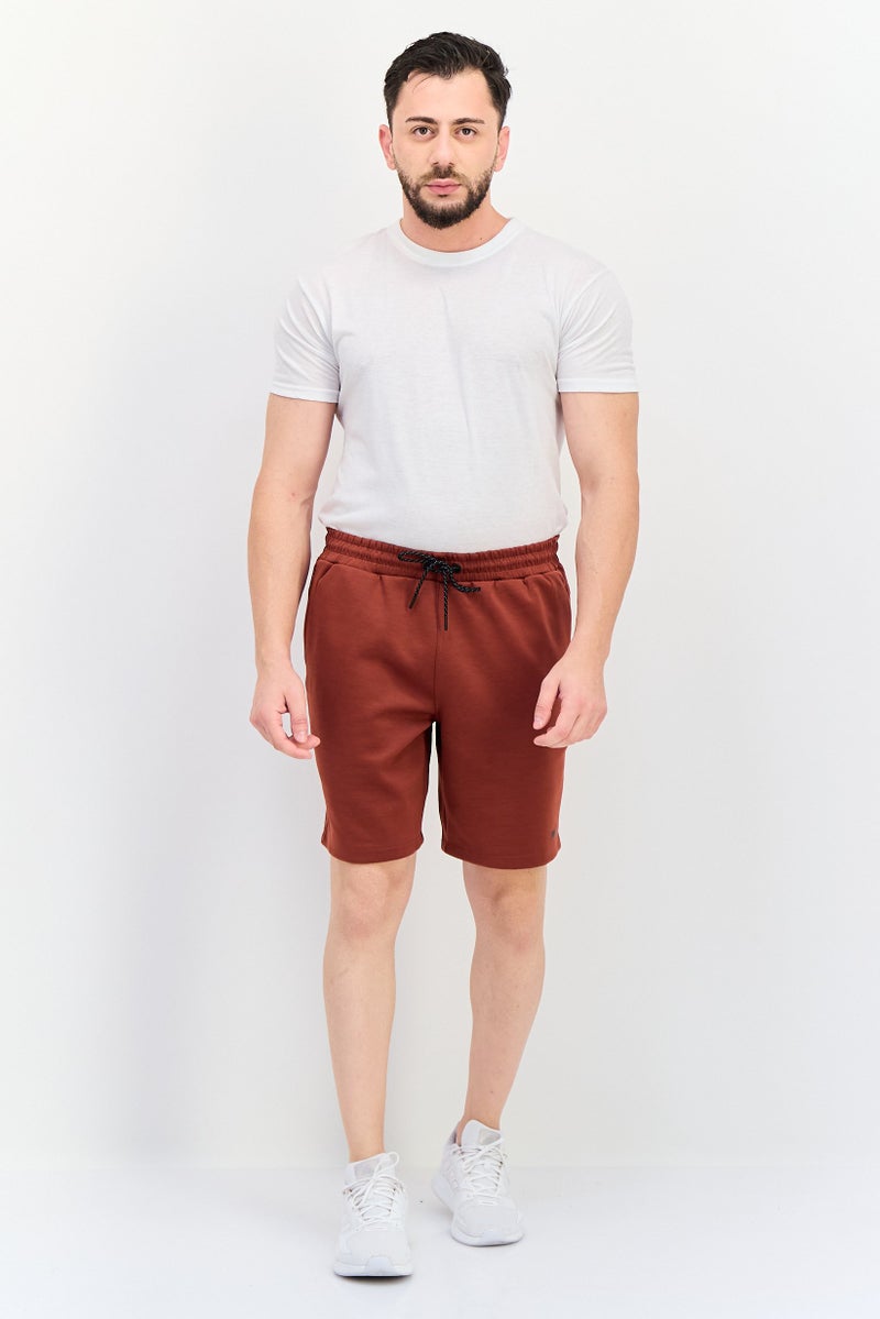 FILA Men Sportswear Fit Outdoor Shorts, Maroon - Image 4