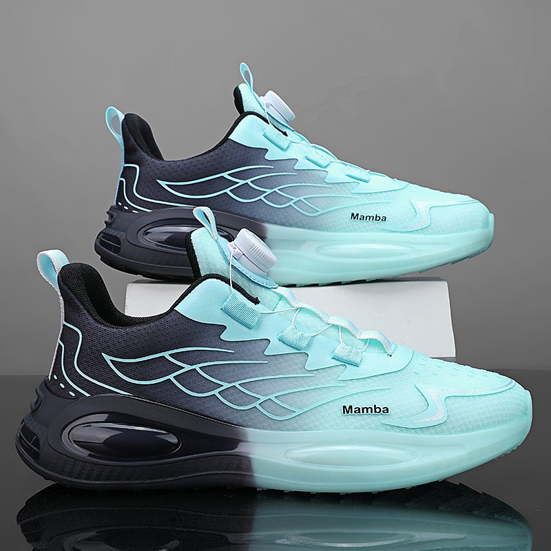 Winter Fleece-Lined Men'S Shoes Sports Teenagers Cotton Shoes Shock Absorption Junior High School Students Running Torre Shoes - Image 2