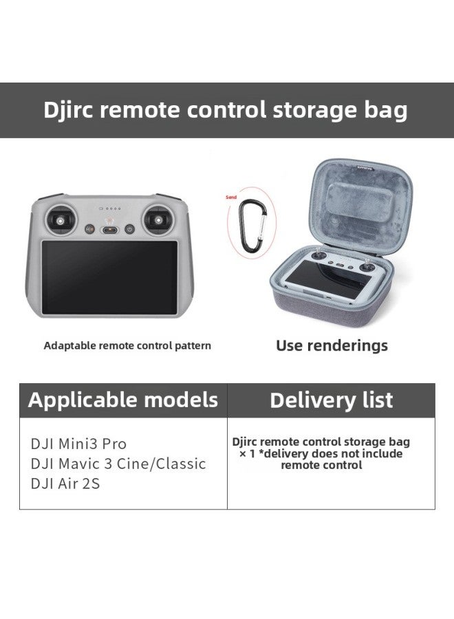 Used For DJI Mini3Pro With Screen Remote Control Hood Rc Screen Protection Cover Drone Accessories-Color:For DJI Rc Remote Control Storage Bag-Specifications:For DJI Mini3Pro  - Image 1