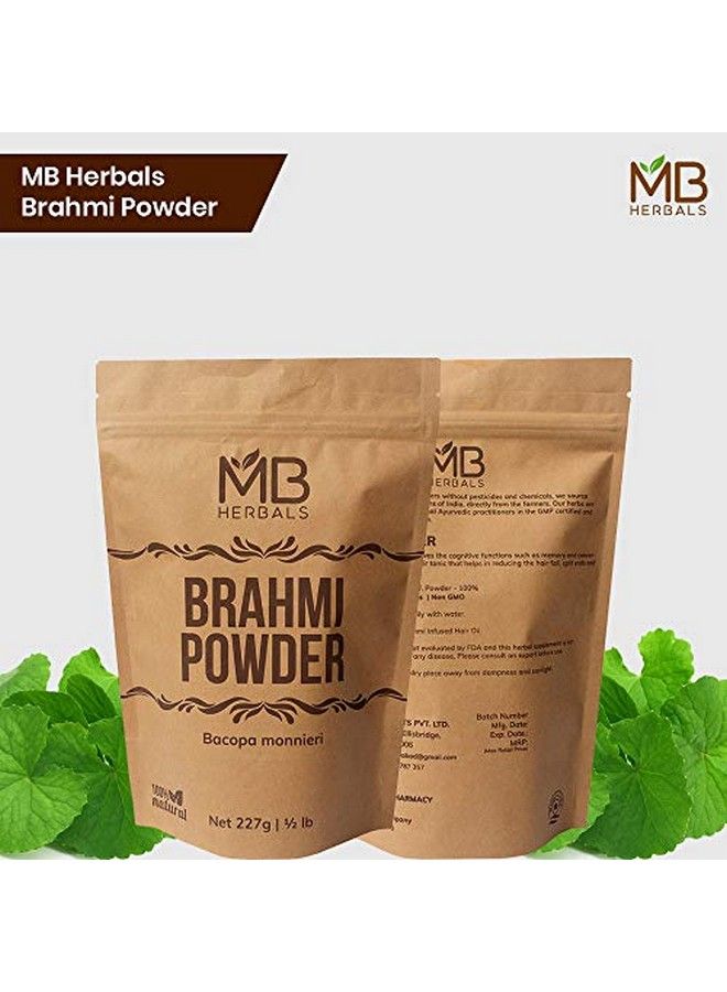 MB Herbals Pure Brahmi Powder 454G | 1 Lb | Bacopa Powder | Promotes Hair Growth  - Image 5