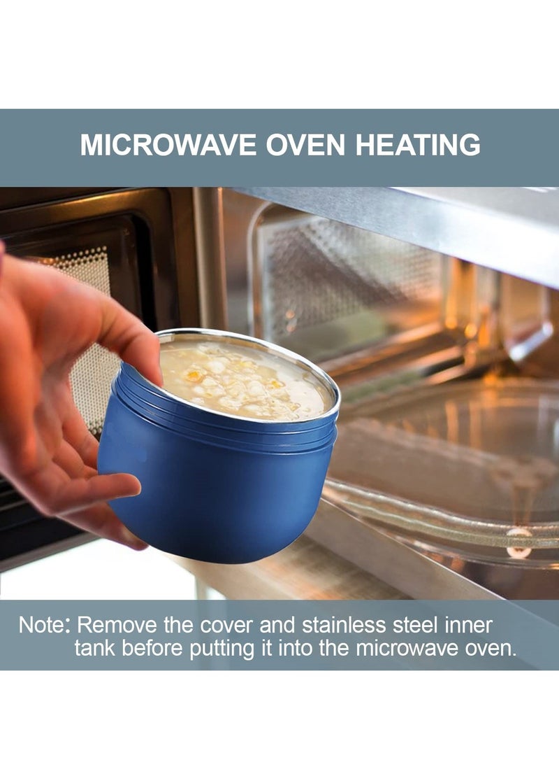 KASTWAVE - Food Jar For Kids with Foldable Spoon Vacuum Insulated Stainless Steel Thermal Food Container Food Thermos Soup Cup Leak Proof Hot Cold Food for School Office Picnic Travel Outdoors - Image 1