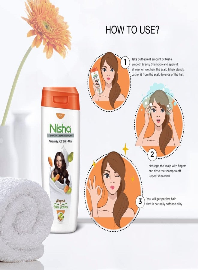 Nisha Smooth Naturally Soft Silky Hair Shampoo, 80 ML - Image 5