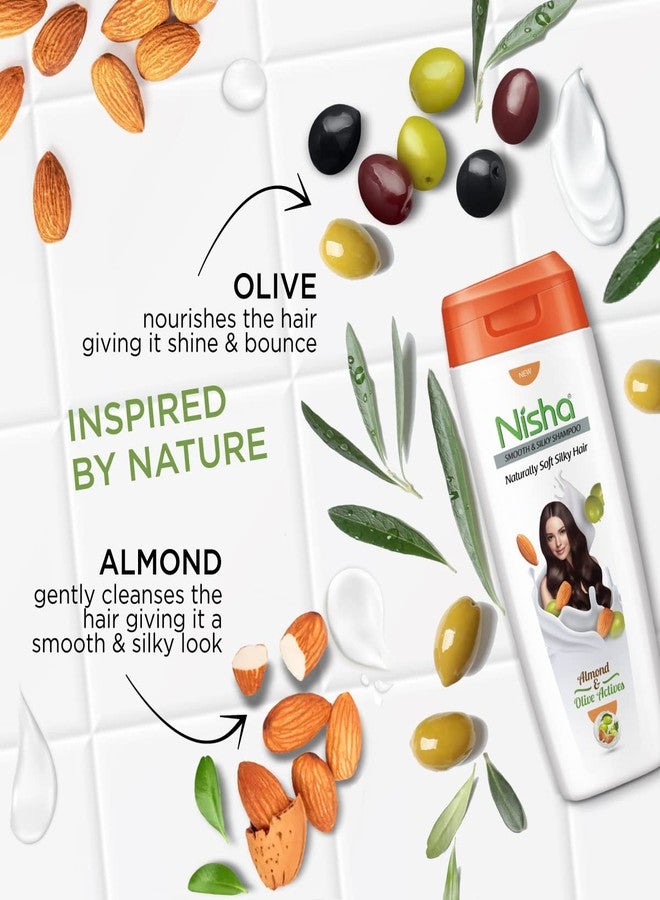 Nisha Smooth Naturally Soft Silky Hair Shampoo, 80 ML - Image 2