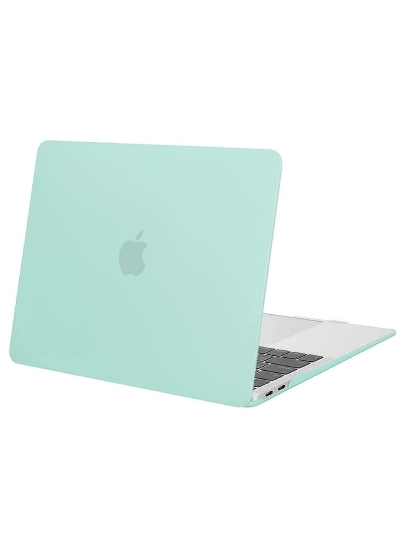 Generic Matte Style Protective Case Cover For Apple MacBook Air 13.3-Inch Model A2337 M1 Chip /A2179/A1932 Release 2018/2019/2020, Light Green  - Image 1