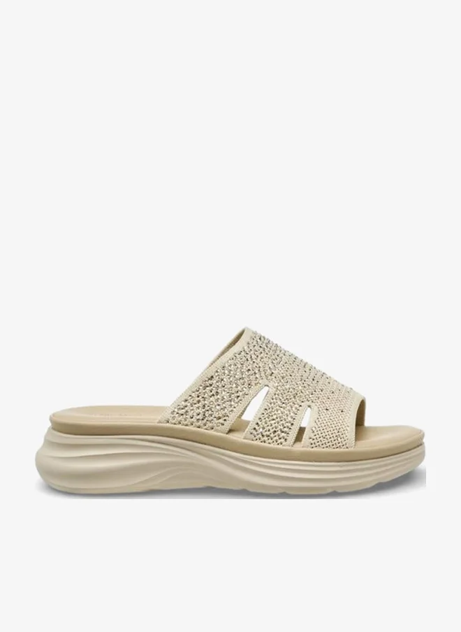Flora Bella Women Embellished Slip-On Sandals