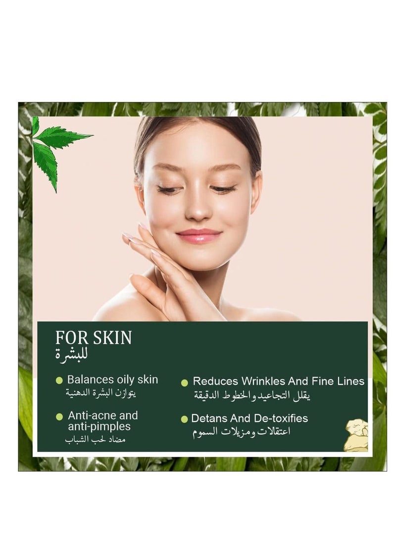 Indus Valley Bio Organic Natural Halal Certified Neem Powder Chemical Free Hair Cleanser For Healthy Hair USDA Organic Certified - Image 5